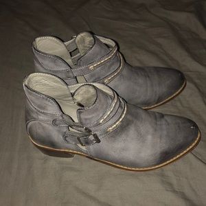 Grey booties